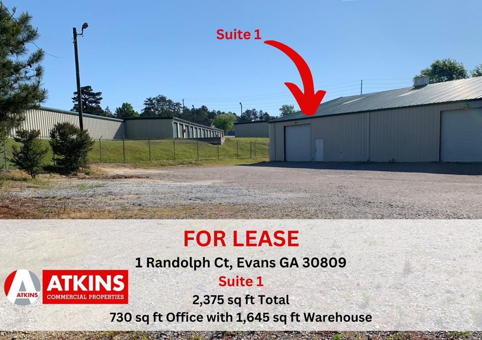 Class A Office/Warehouse Space in Evans