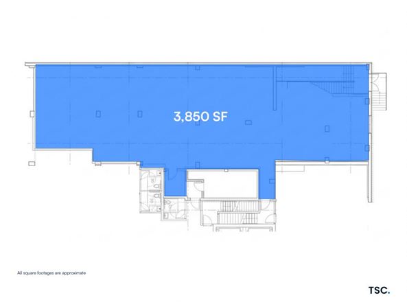3,850 SF | 45-57 Davis Street | Vented Retail Space with Private Side Entrance for Lease
