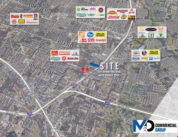 9.5 Acres Off I-635 in Balch Springs, TX