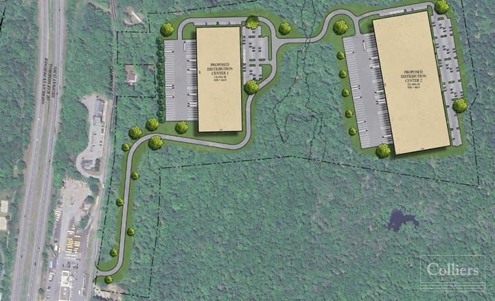 Two proposed buildings; Available for lease, sale or build to suit