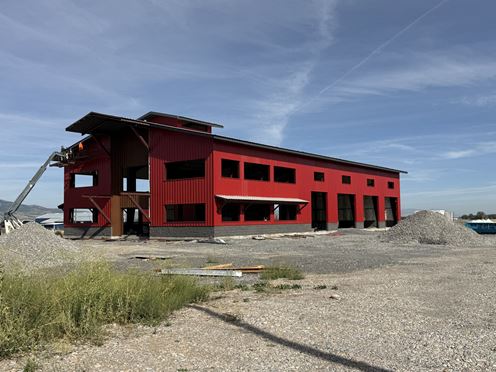 New 11,000 SF Industrial Building Under Construction | 10 Acres with Existing Improvements