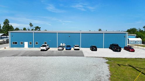 9,600 SF Industrial Warehouse with Loading Dock & Office - Near Hwy 98 in Springfield (Panama City), Florida