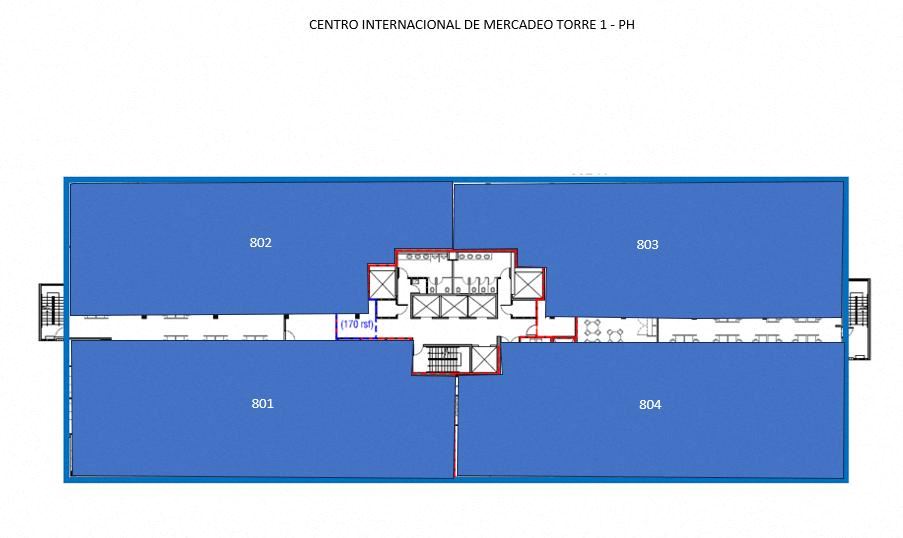 Centro Internacional de Mercadeo I (CIM) – PH Floor Suite 803