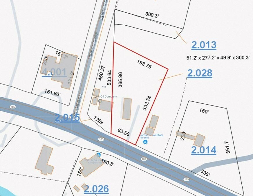 950 Old Fort Rd. E. - 2,489 +/- SF building & 1 acre