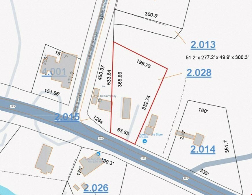 950 Old Fort Rd. E. - 2,489 +/- SF building & 1 acre