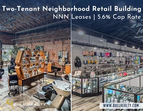 Two-Tenant Neighborhood Retail Building | NNN Leases | 5.6% Cap Rate