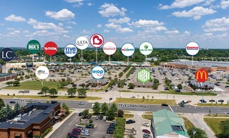 Retail space for Rent at NEQ Telegraph & Square Lake Roads in Bloomfield Township