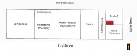 Retail space for Rent at 5-15 N. Bird Street in Sun Prairie