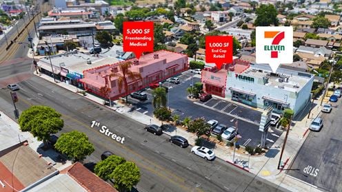 Freestanding Medical Office + End Cap Retail | High-Visibility East Los Angeles Location