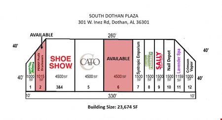 Retail space for Rent at 301 W. Inez Road in Dothan