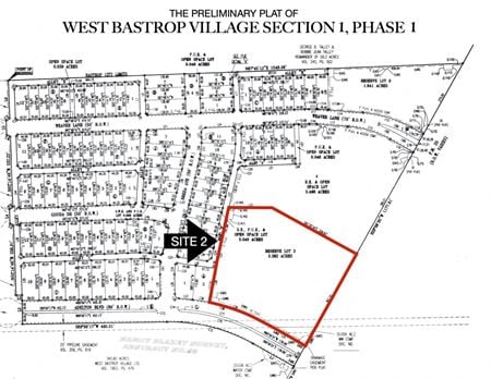 Commercial space for Sale at NW corner of Adelton Blvd and FM 20 in Bastrop