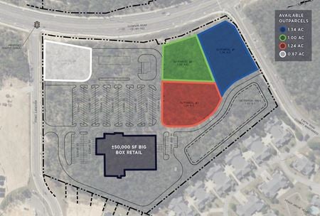 Photo of commercial space at Clemson & Earth Road in Columbia