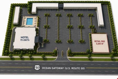 VacantLand space for Rent at 12536 Ocean Gtwy in Ocean City