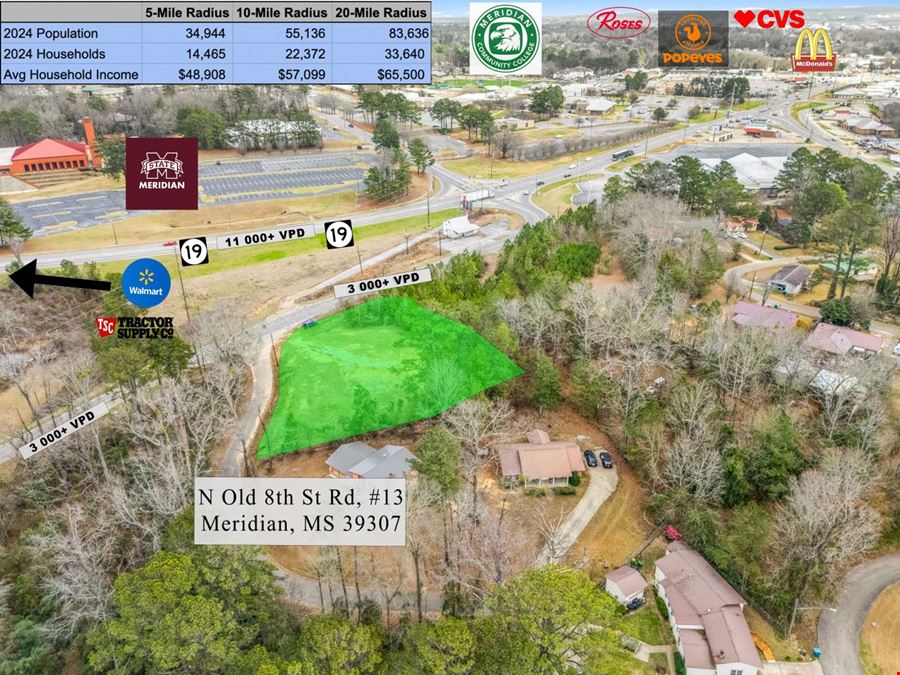 $1 Auction | Land Adjacent to College | Meridian MS