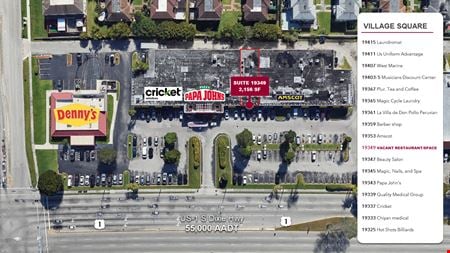 Retail space for Rent at 19349 South Dixie Highway in Cutler Bay