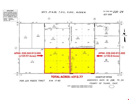 VacantLand space for Sale at 8790 Avenue 152 in Tipton