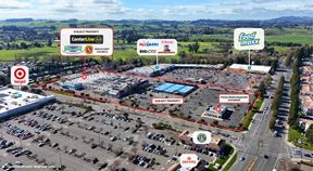 Target Shadow Shopping Center and Outparcel Building | 92% Occupied | Sonoma County CA
