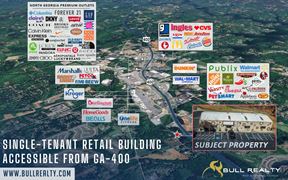 Single-Tenant Retail Building Accessible From GA-400  | ±4,000 | Sale Leaseback | NNN Lease