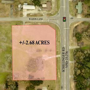 +/-2.68 acres on Schillinger Rd in Semmes