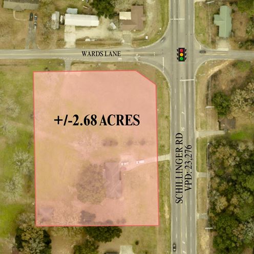 +/-2.68 acres on Schillinger Rd in Semmes