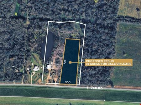 VacantLand space for Rent at 12111 River Rd (5 Acres) in Baton Rouge