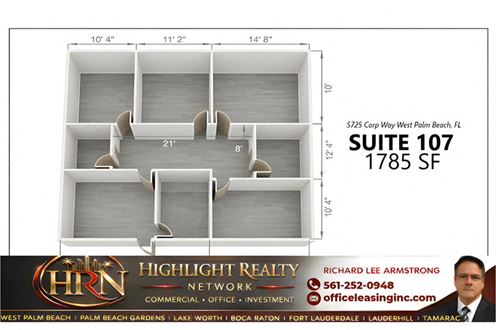 1785 SF Suite 107 Professional and Medical Office Space