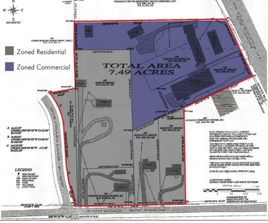 +/-7.49 Acre Development Assemblage