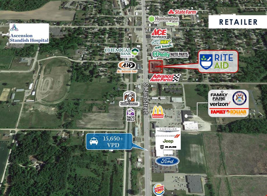 For Lease or Sale - Former Drugstore Available