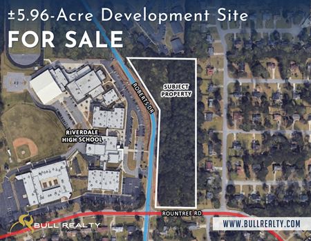 VacantLand space for Sale at NE Corner of Rountree Rd & Roberts Dr in Riverdale