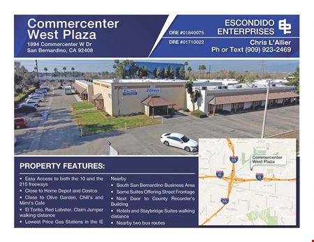 Industrial space for Rent at 1894 Commercenter West in San Bernardino