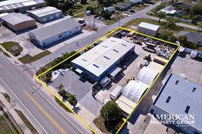 Corner Lot Industrial Property with Showroom, Office, and Yard