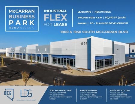 Industrial space for Rent at 1900&1950 S McCarran Blvd in Reno