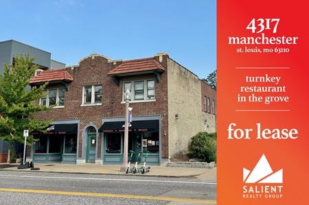 Retail space for Rent at 4317 Manchester Avenue in St. Louis