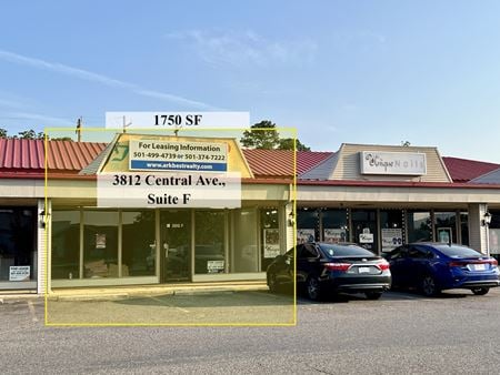Retail space for Rent at 3812 Central Avenue  in Hot Springs