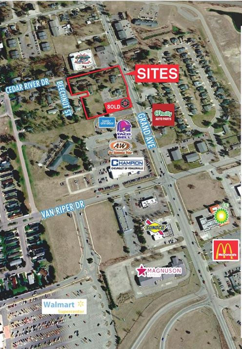 Up to 2.72 Acres off Exit 129 Adjacent to Future Jimmy Johns