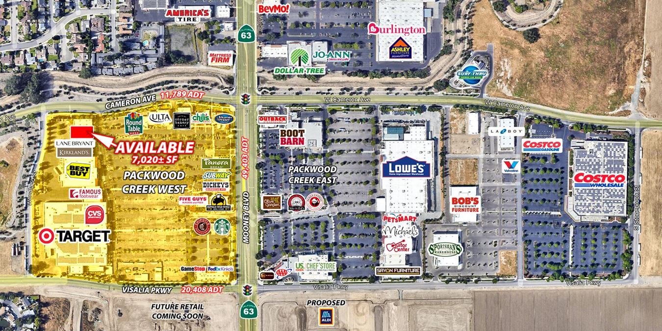 Packwood Creek West Shopping Center - 4043 S. Mooney Blvd., Visalia, CA