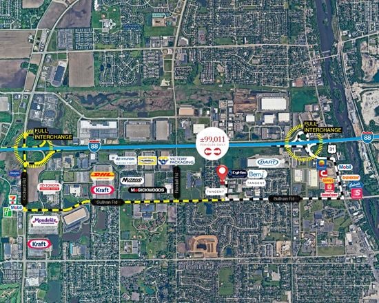 9,990 - 32,960 SF for Lease/Sale | 1700 Landmark Road, Aurora, IL
