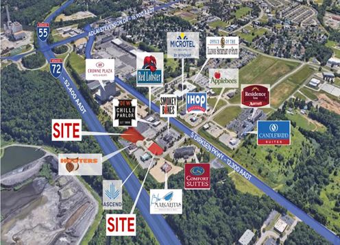 Hospitality Park Outlot with Interstate Visibility Available For Lease