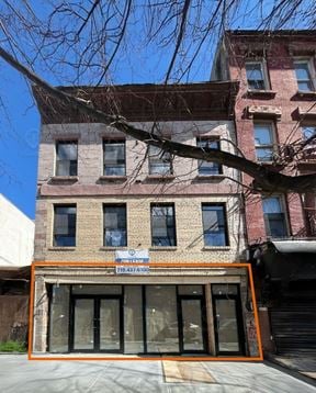 1,500 SF | 253 Malcolm X Boulevard | Vanilla Box Retail Space For Lease