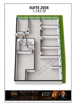 1743 SF Suite 203E PROFESSIONAL & MEDICAL OFFICE SPACE FOR LEASE