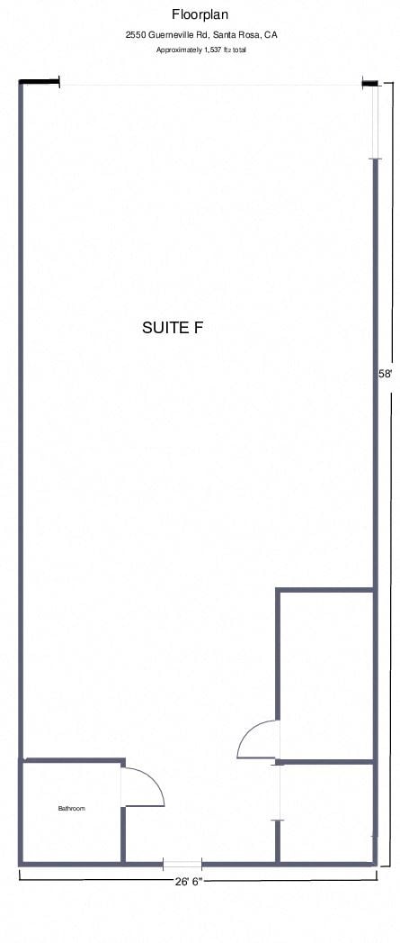 Retail space for Rent at 2550 Guerneville Road in Santa Rosa