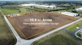 10.5+/- Industrial Outdoor Storage Acres For Sale