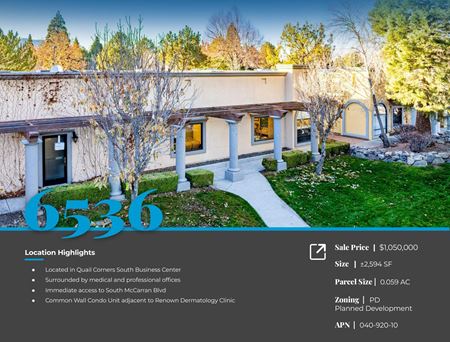 Other space for Sale at 6536 S Mccarran Blvd Ste A in Reno