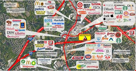 Land space for Rent at 1870 Mall of Georgia Blvd in Buford
