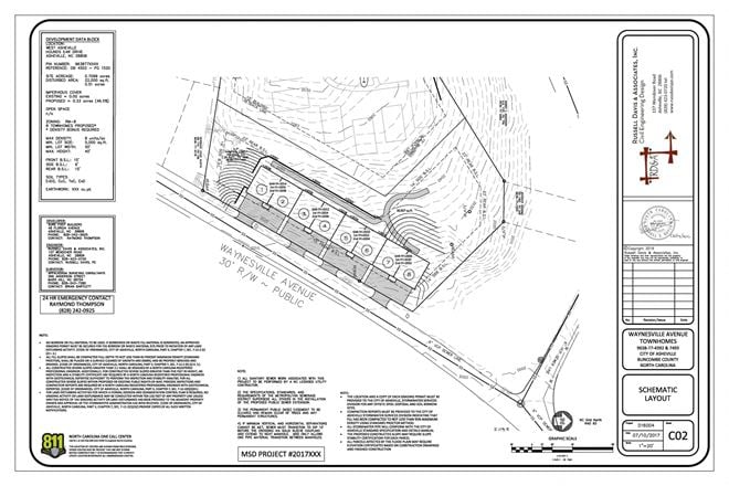 West Asheville / Overlooking River Arts District Land for Multi-Family Development