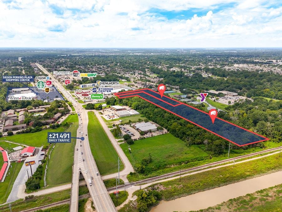 Up to ±7.87 Acre Development Site on Siegen – Multifamily or Office Potential