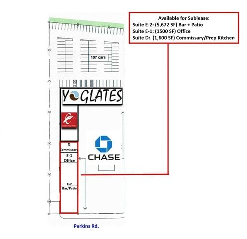 1,600 SF Commissary & Prep Kitchen - Acadian/Perkins