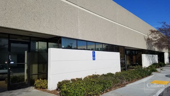 1,350 Square Foot Industrial Suite | Poway CA