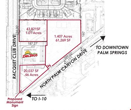 Retail space for Sale at Palm Canyon & Racquet Club in Palm Springs