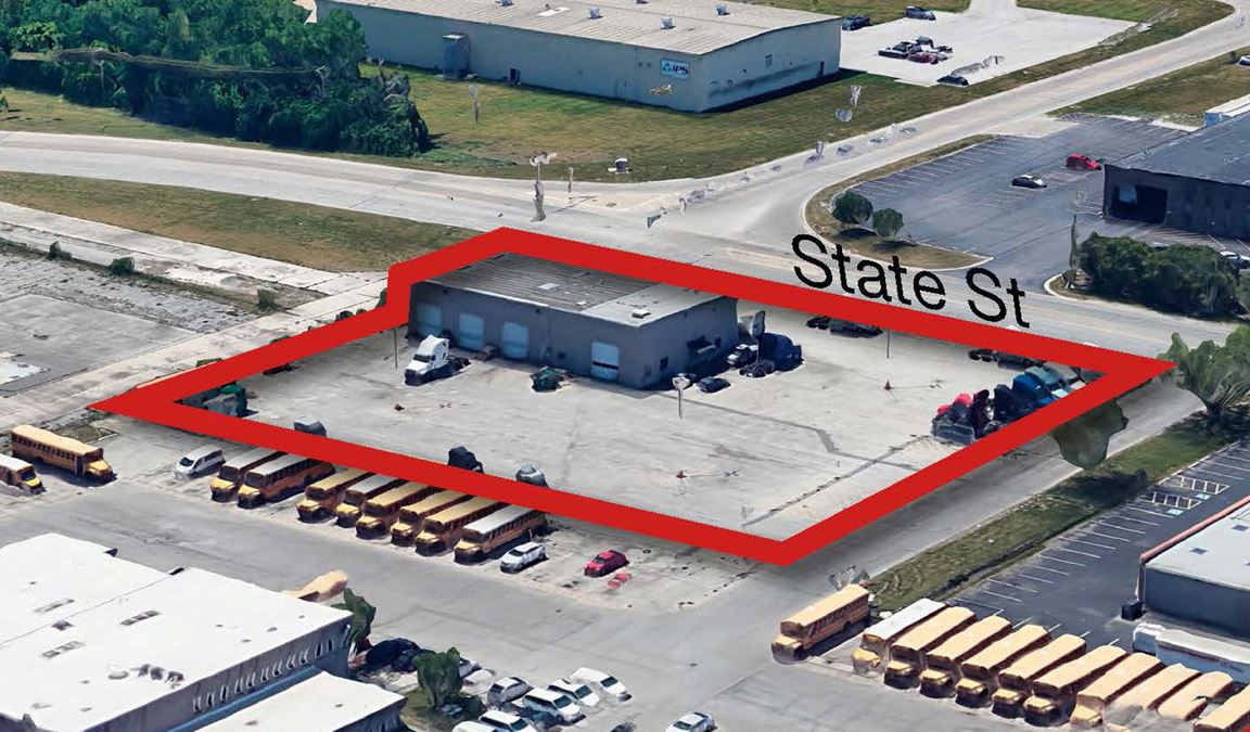 8,014 SF Truck Maintenance Facility for Lease | 16961 State St., South Holland, IL